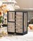 Jewelry Box 360° Rotating, Jewelry Storage Case with 7 Drawers, Jewelry Organizer, Glass Window, Spacious, Vertical Jewelry Storage, Open Design, Christmas Gift, Ink Black UJBC201B01